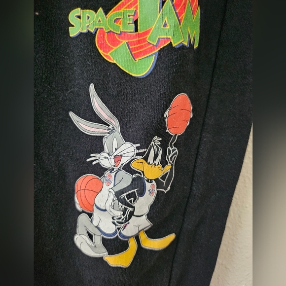 Warner Bros Black Boy's Space Jams Jogger Pants for Kids size XXX - Picture 4 of 9